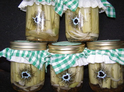 Photo of Princeton Mob Pickles in a jar.